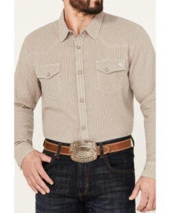 Blue Ranchwear Men's Laramie Striped Long Sleeve Western Snap Shirt -Cinch Clothing Shop 2000386071 110 P3