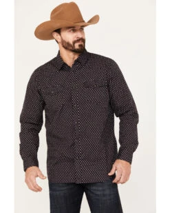 Moonshine Spirit Men's Cat Geo Print Long Sleeve Western Snap Shirt -Cinch Clothing Shop 2000386085 001 P1