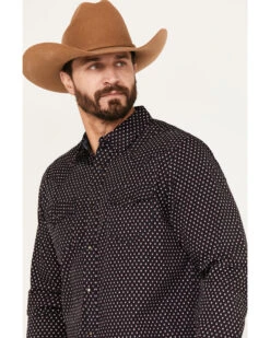 Moonshine Spirit Men's Cat Geo Print Long Sleeve Western Snap Shirt -Cinch Clothing Shop 2000386085 001 P2