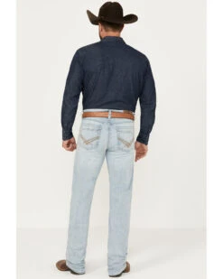 Cody James Men's Jamestown Light Wash Slim Straight Stretch Denim Jeans -Cinch Clothing Shop 2000386277 412 P3
