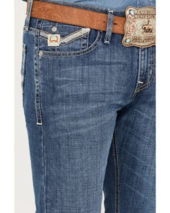 Cinch Men's Ian Medium Stonewash Slim Boot Performance Stretch Denim Jeans -Cinch Clothing Shop 2000386396 402 P2