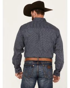 Cinch Men's Diamond Arrow Print Long Sleeve Button-Down Stretch Western Shirt 9 Cinch Men's Diamond Arrow Print Long Sleeve Button-Down Stretch Western Shirt -Cinch Clothing Shop 2000386953 410 P4