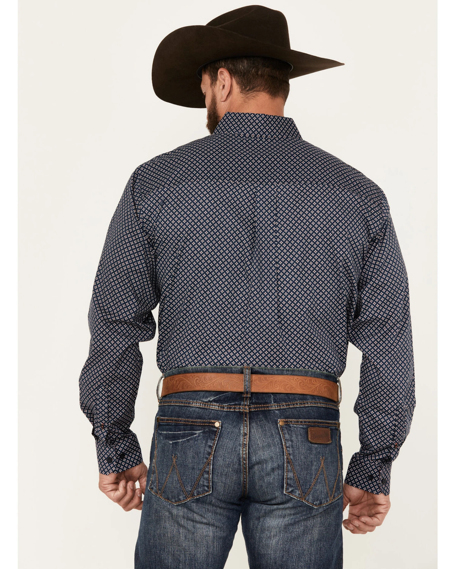 Cinch Men's Diamond Arrow Print Long Sleeve Button-Down Stretch Western Shirt 6 Cinch Men's Diamond Arrow Print Long Sleeve Button-Down Stretch Western Shirt - Image 4