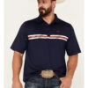 Cinch Men's Chest Striped Polo 1 Cinch Men's Chest Striped Polo -Cinch Clothing Shop 2000386997 410 P1