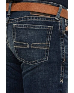 Ariat Men's M7 Graysill Dark Wash Stretch Slim Straight Denali Jeans -Cinch Clothing Shop 2000387044 416 P4