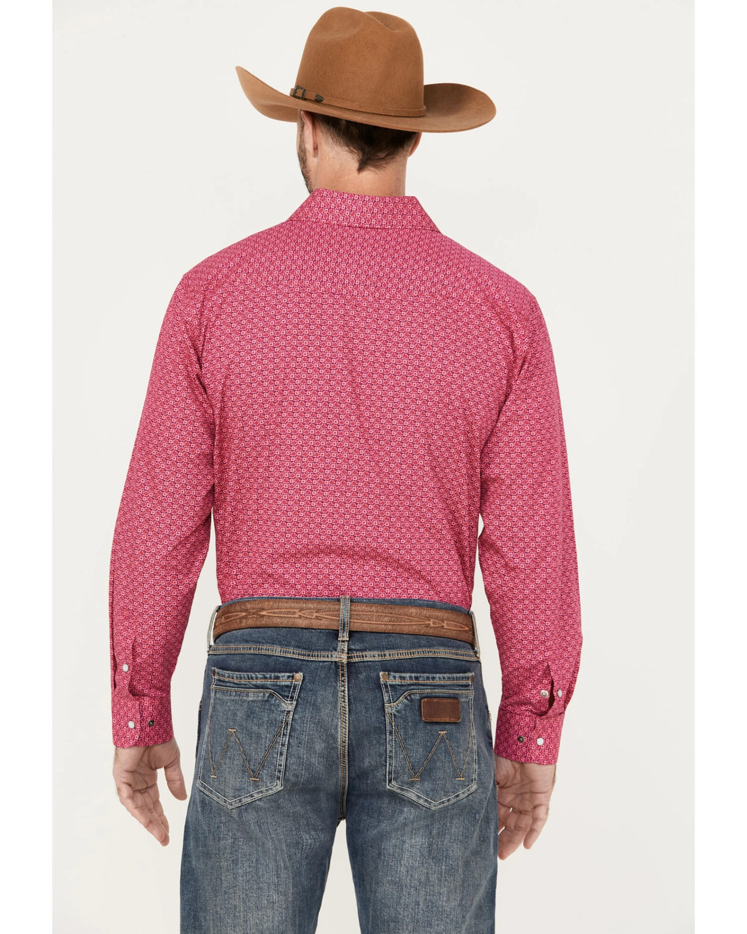 Panhandle Select Men's Geo Print Long Sleeve Pearl Snap Western Shirt 4 Panhandle Select Men's Geo Print Long Sleeve Pearl Snap Western Shirt - Image 2